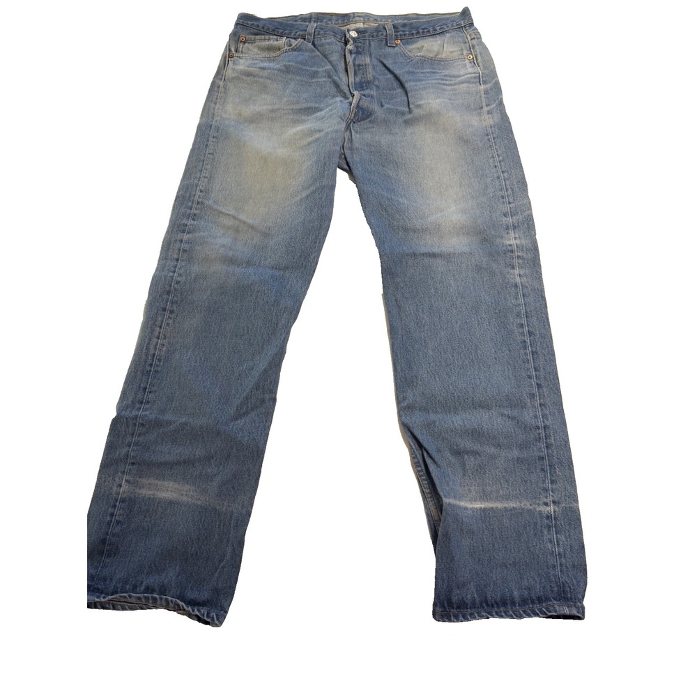 Levi's Men's 505 Jeans Blue 40x34 Cotton Straight Distressed NWT